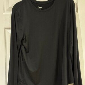 Women's Long-Sleeve Crew Neck Tee, DRY-LUX Hyba, Size XL